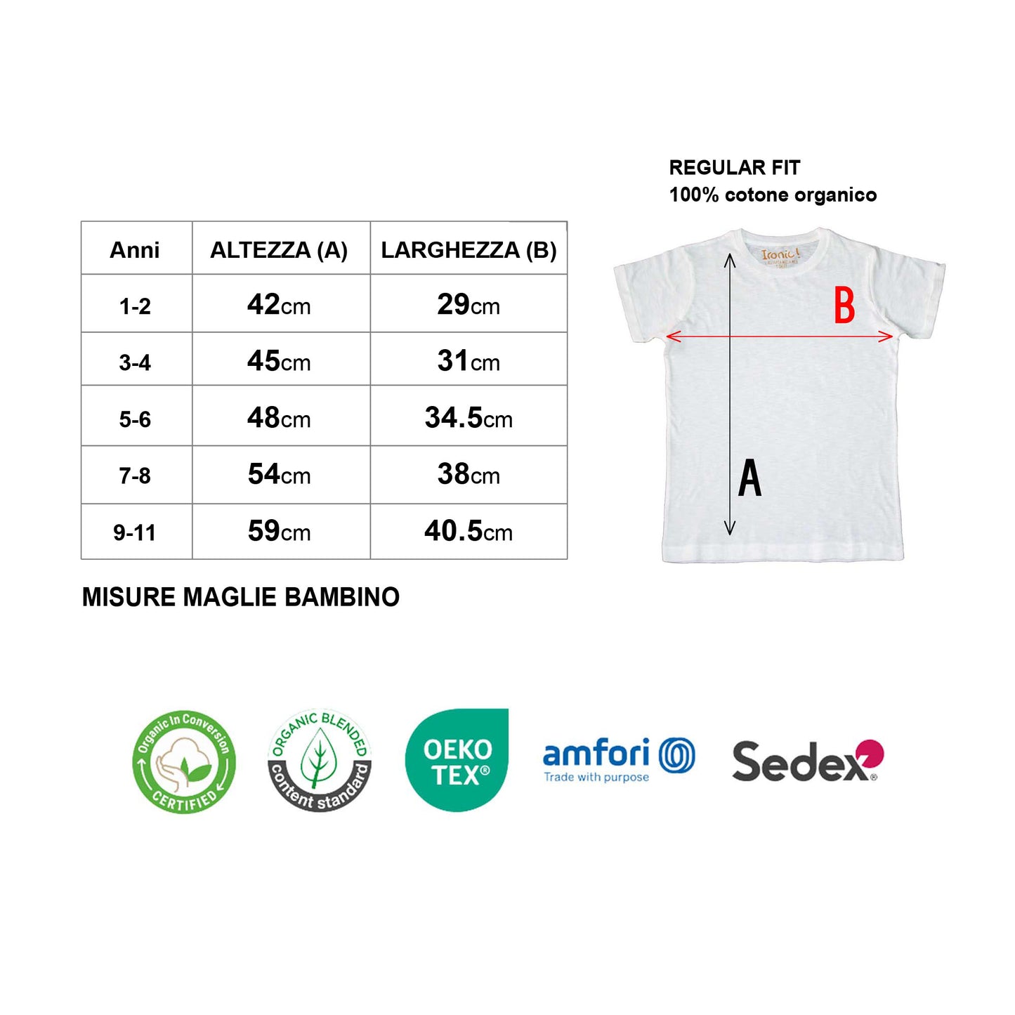 Maglia Bambino Bla Bla Bla