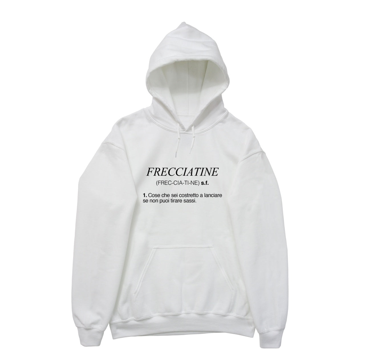 Felpa Cappuccio "Frecciatine"