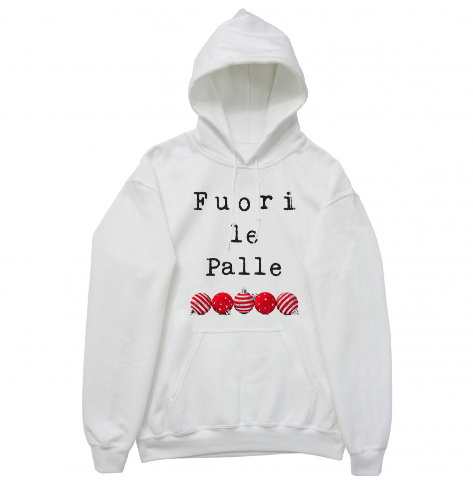 Felpa Cappuccio "Fuori le Palle"