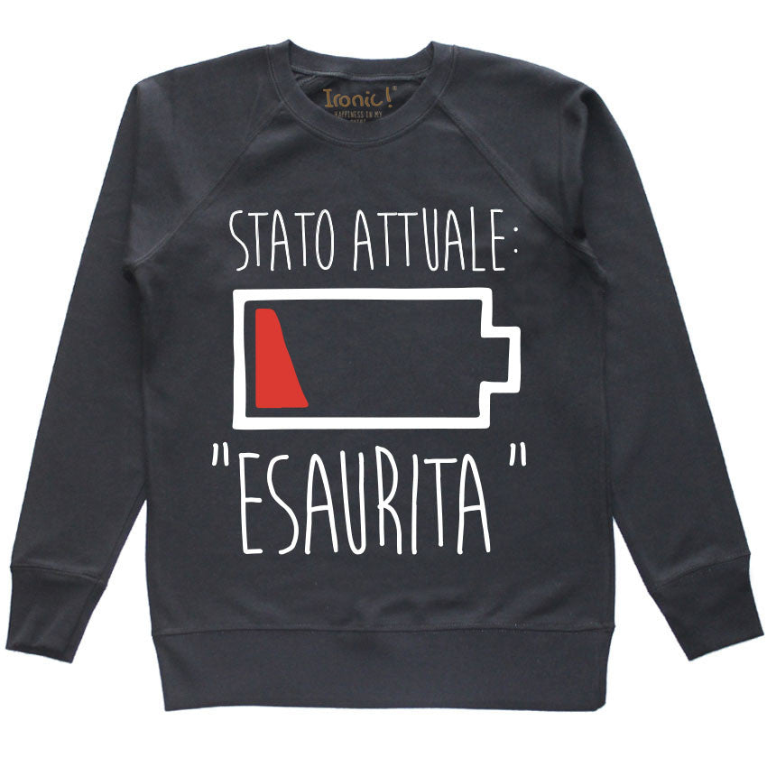 Felpa Donna "Esaurita"