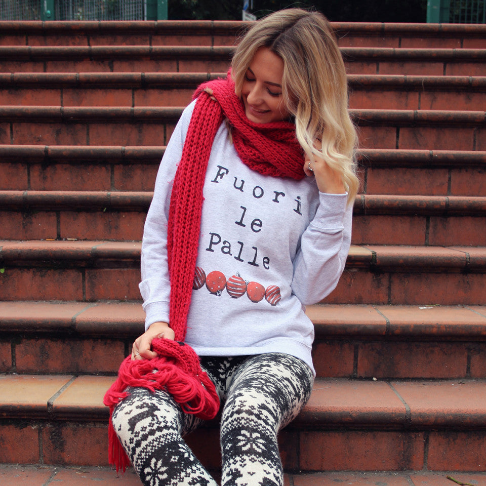 Felpa Donna "Fuori le palle"