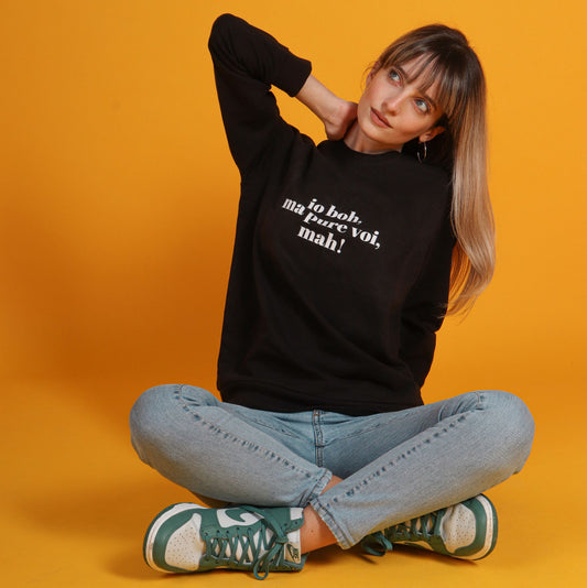 Felpa Donna "Io boh, ma pure voi mah!"