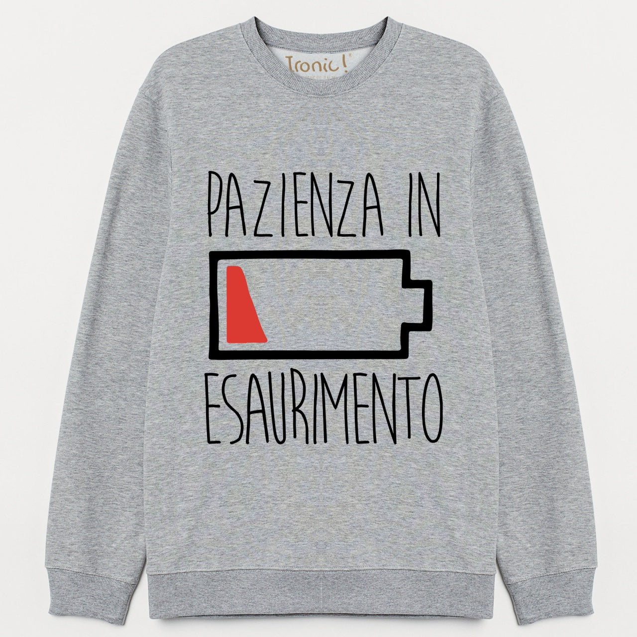 Felpa Donna "Pazienza in esaurimento"