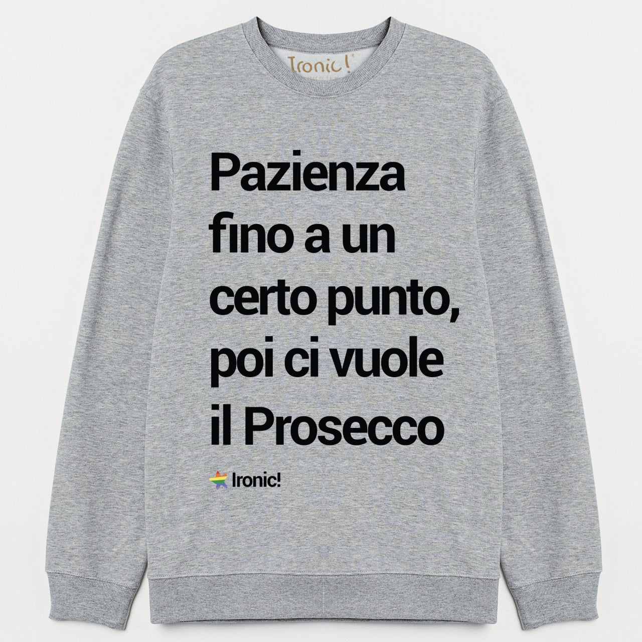 Felpa Uomo "Pazienza fino a un certo punto..."