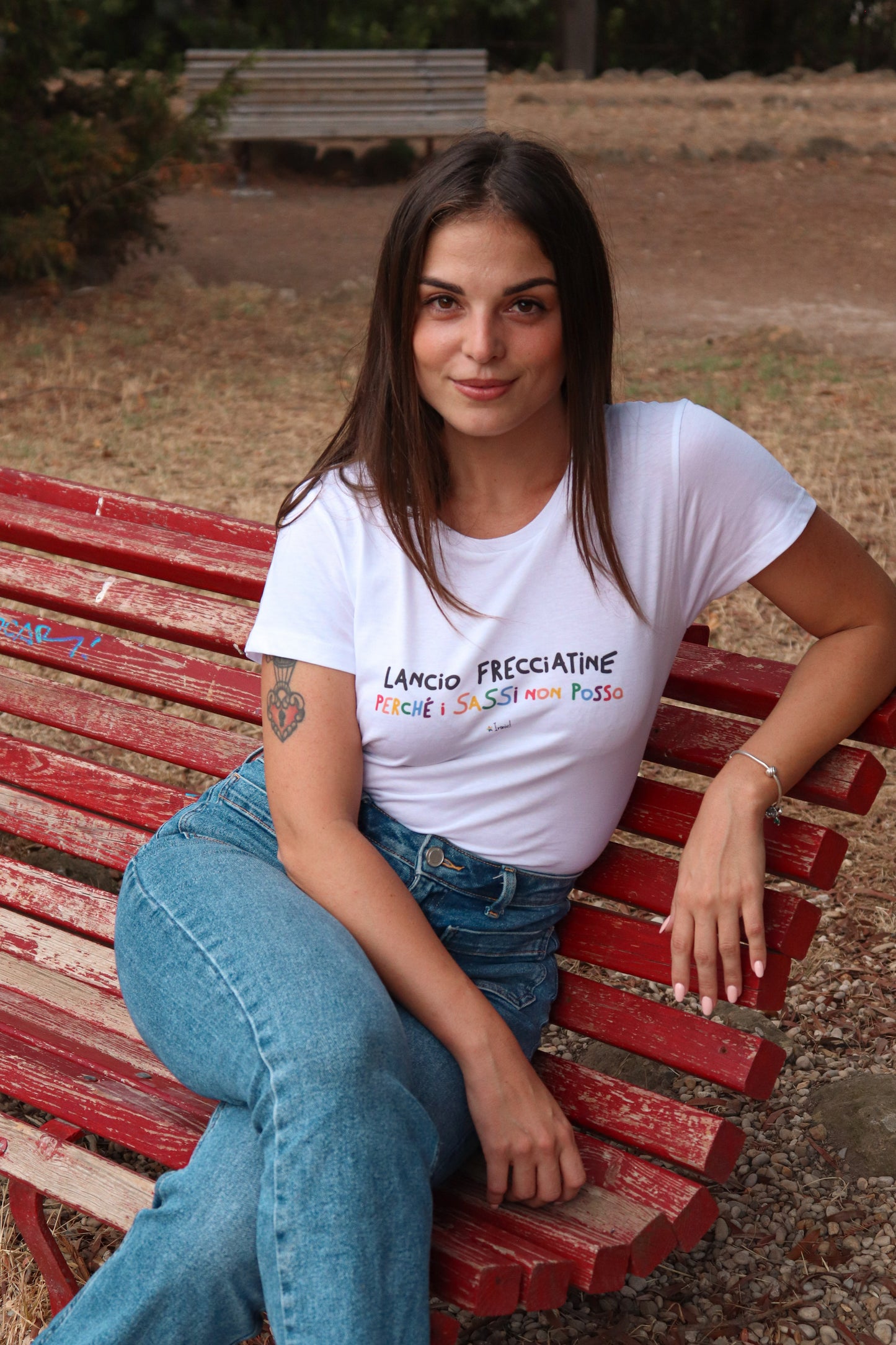 Maglia Donna Lancio frecciatine perché i sassi non posso