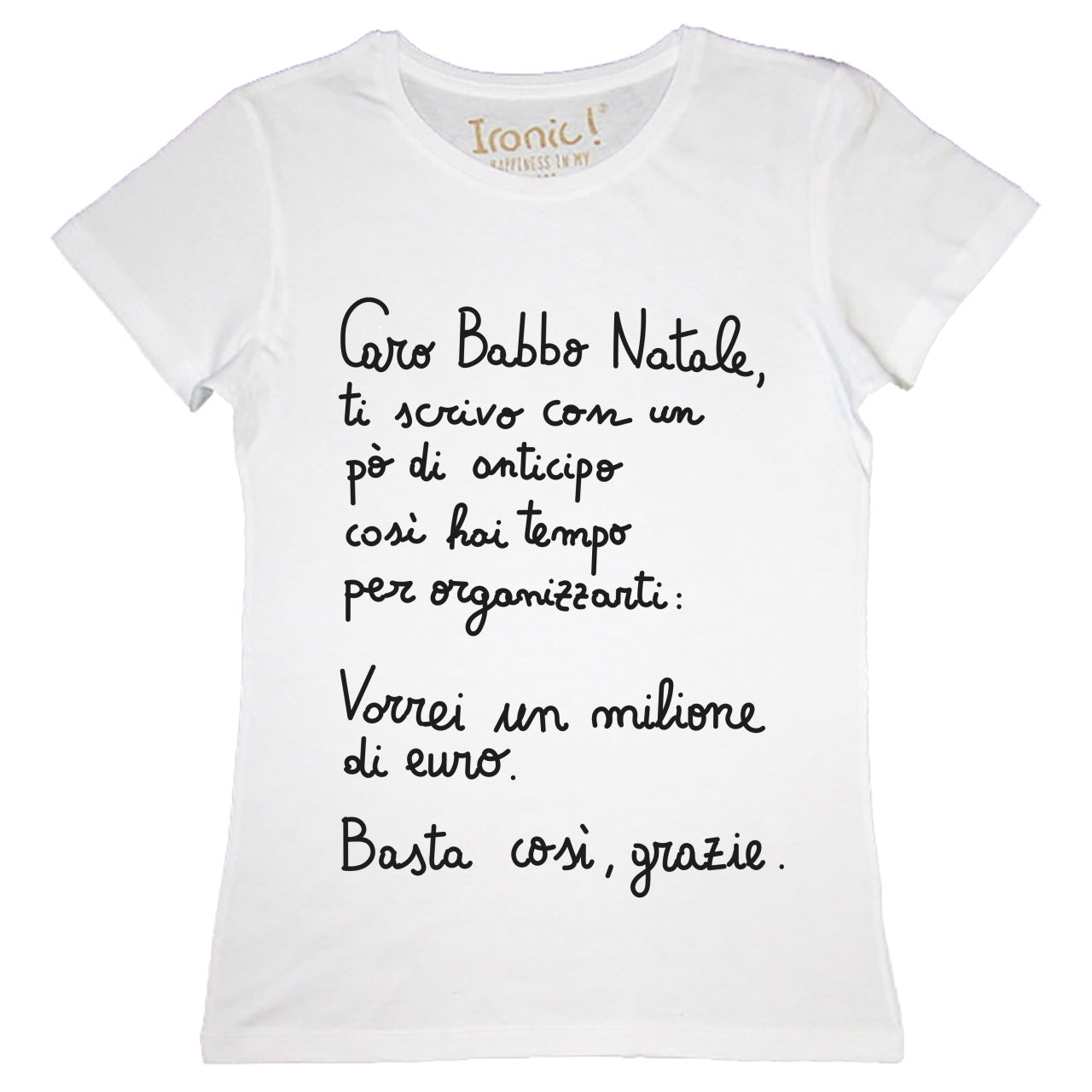 Maglia Donna "Caro Babbo Natale"