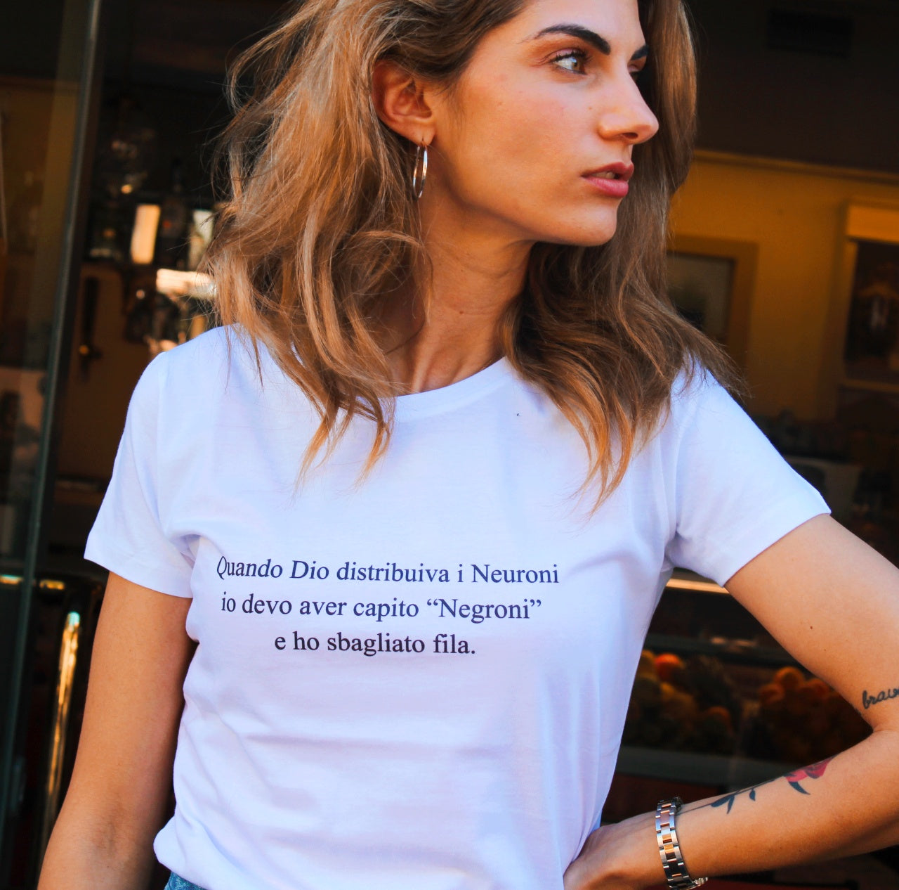 Maglia Donna "Quando Dio distribuiva i Neuroni..."