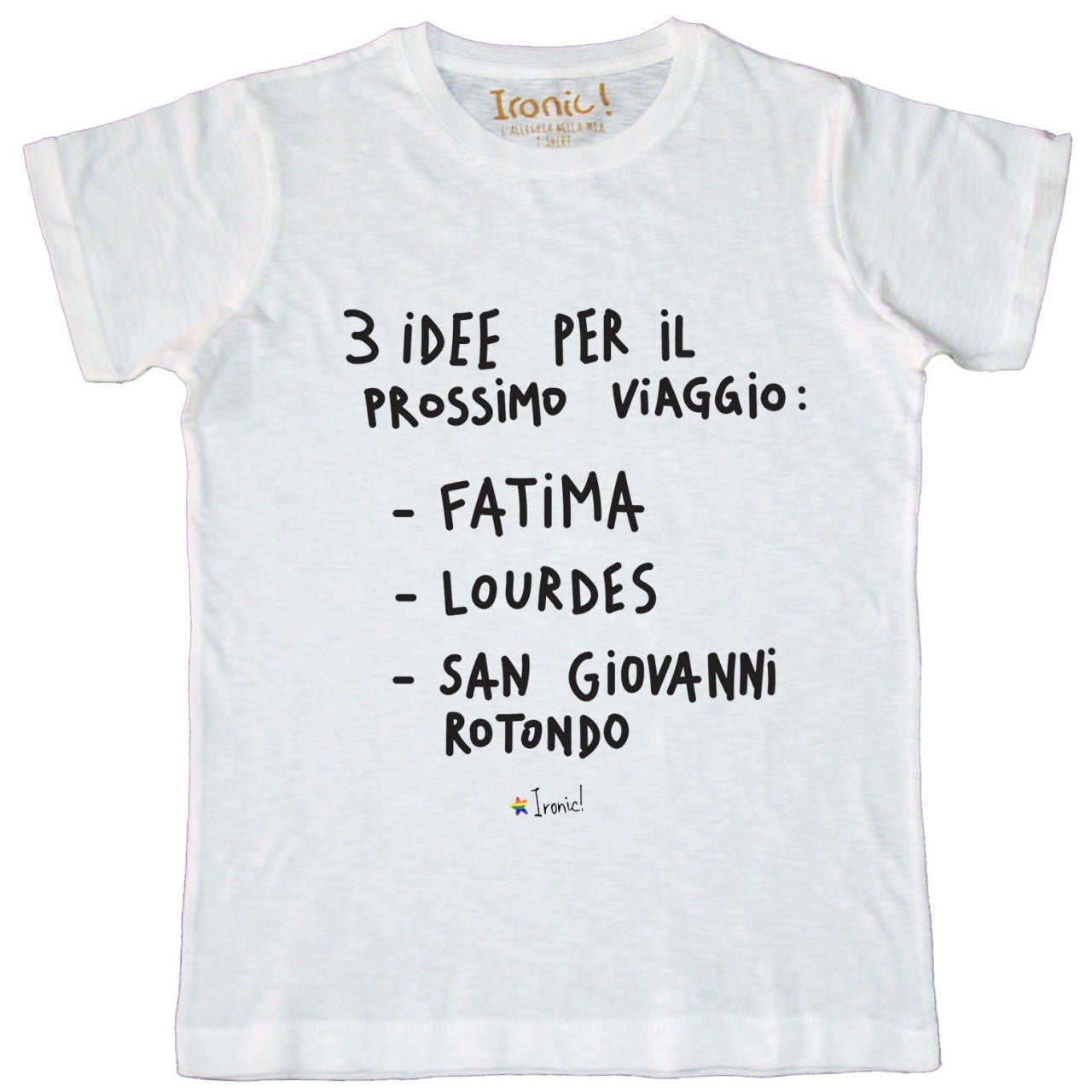 Maglia Uomo "3 idee per il prossimo viaggio"