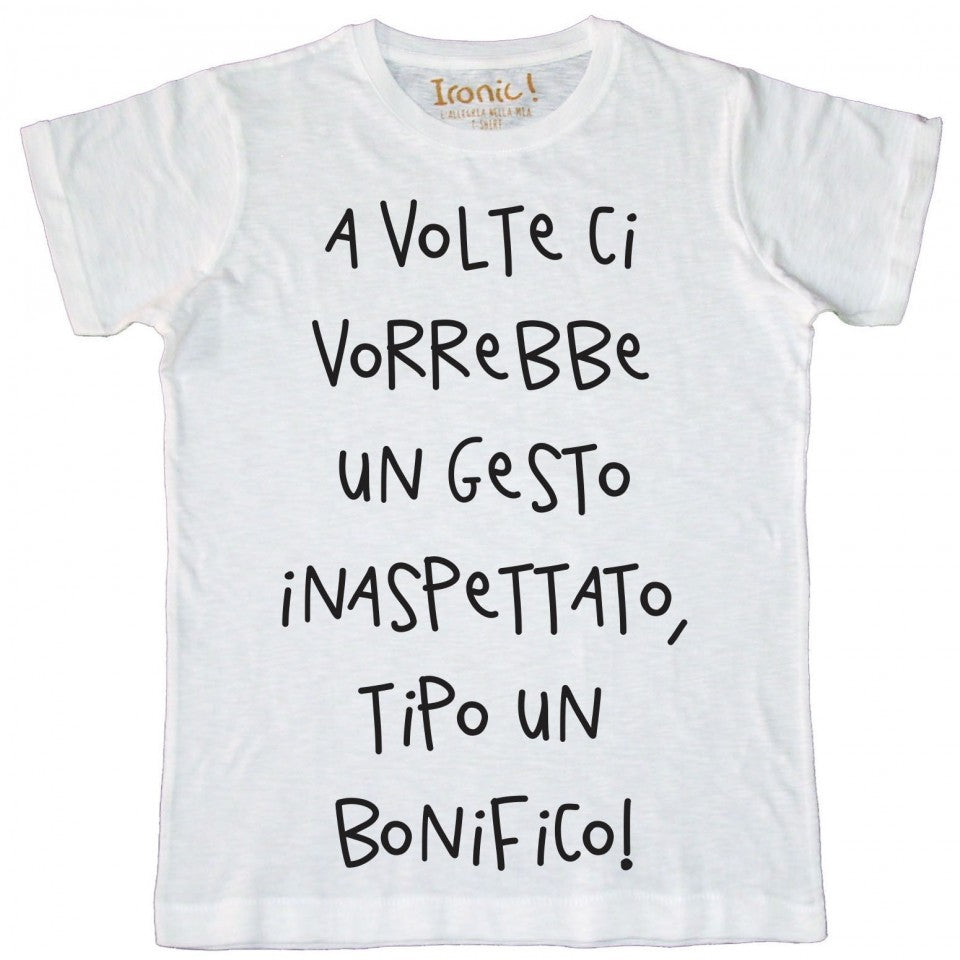 Maglia Uomo "A volte ci vorrebbe un gesto inaspettato..."