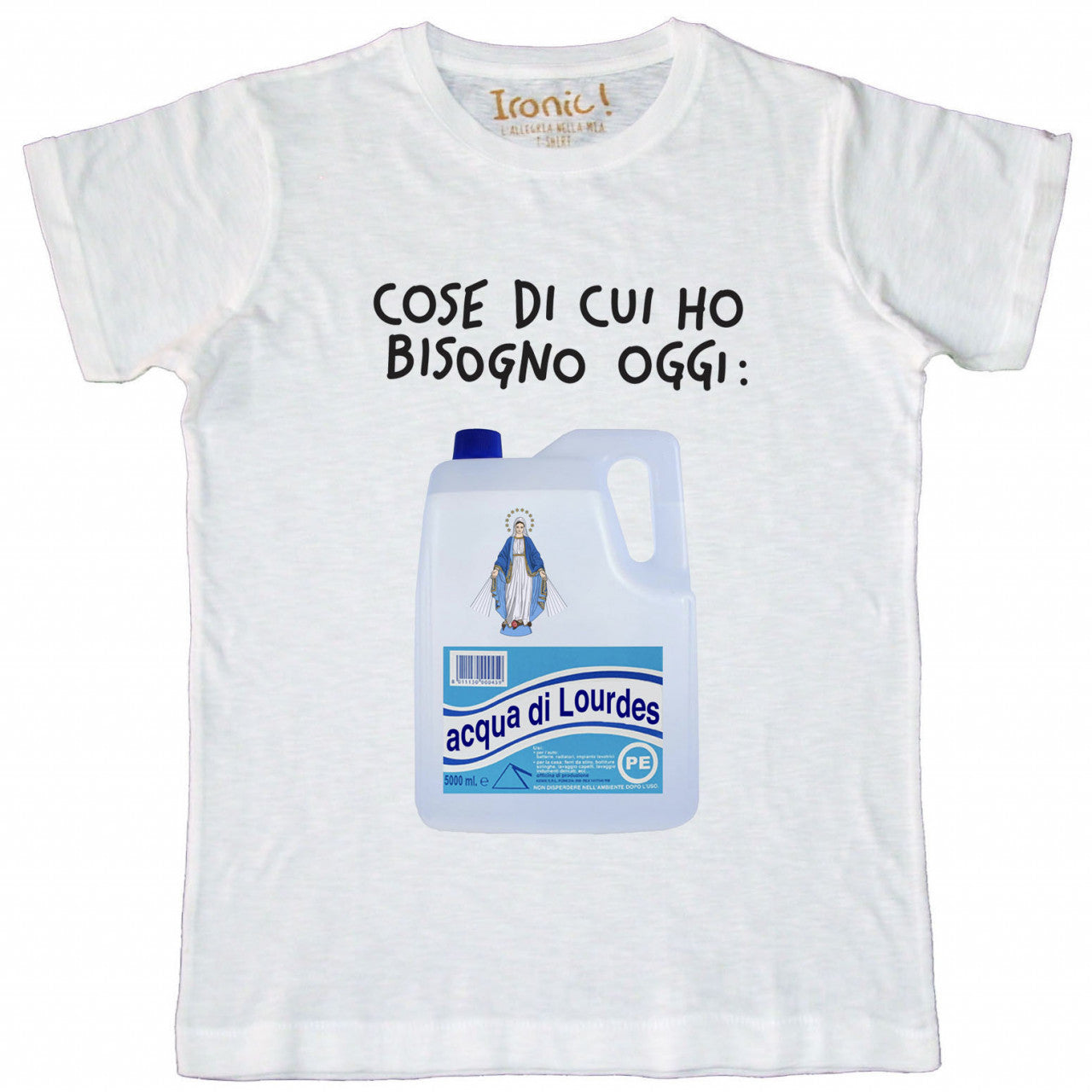 Maglia Uomo "Cose di cui ho bisogno oggi"