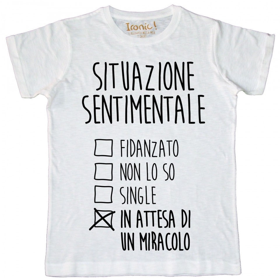 Maglia Uomo "In attesa di un miracolo"