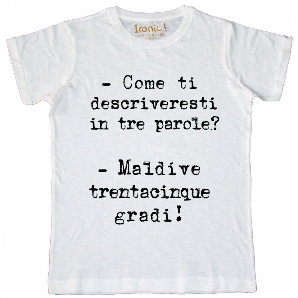 Maglia Uomo "Maldive 35 gradi"