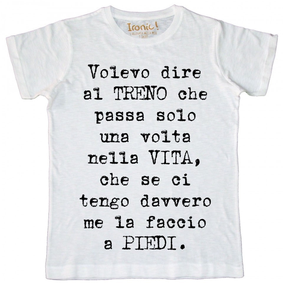 Maglia Uomo "Me la faccio a piedi"