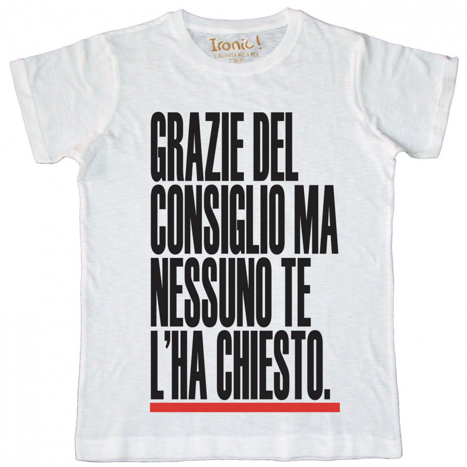 Maglia Uomo "Nessuno te l'ha chiesto"