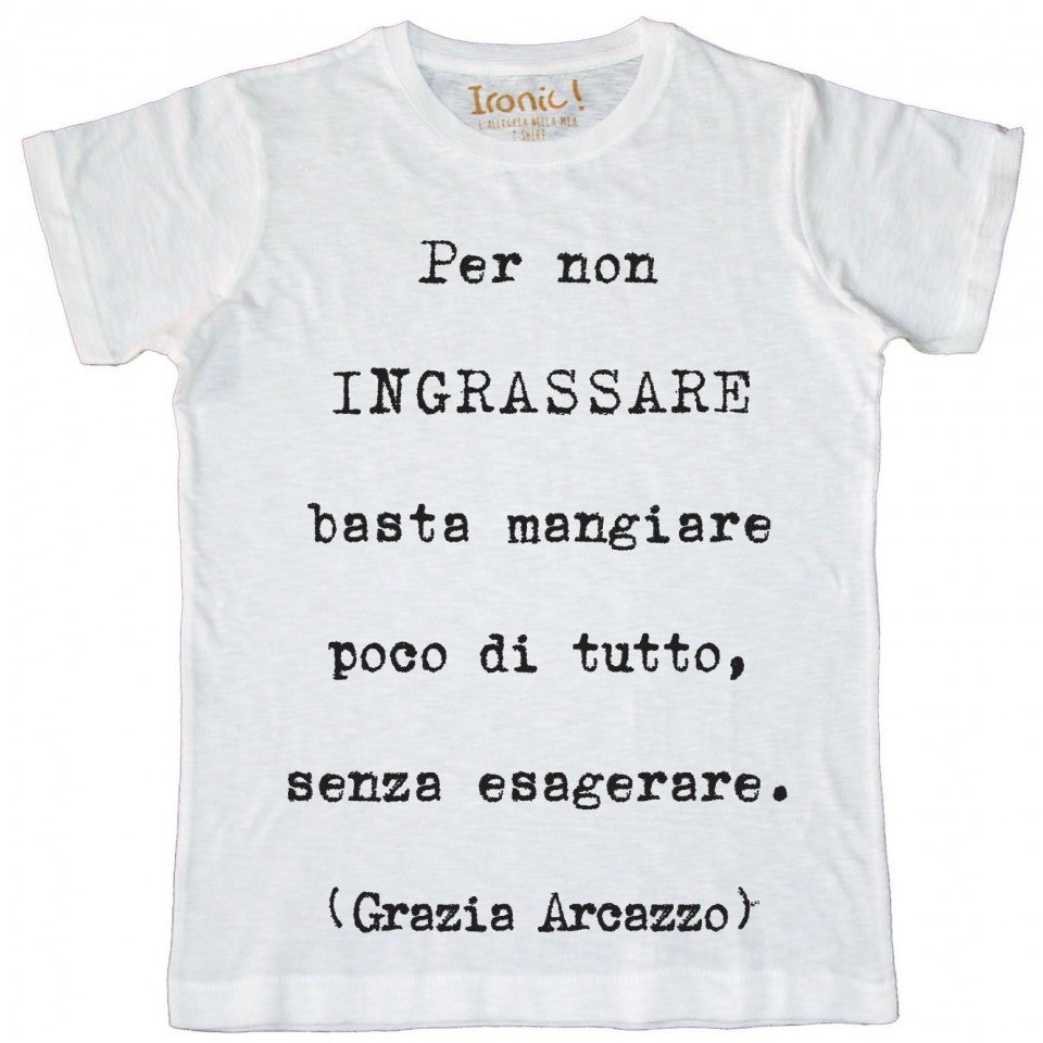 Maglia Uomo "Per non ingrassare..."