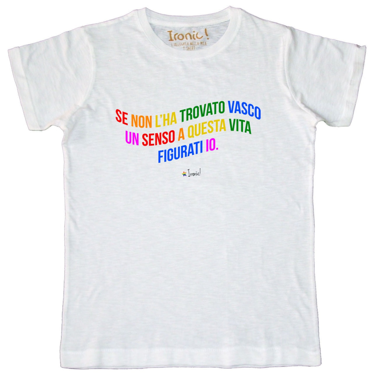 Maglia Uomo "Se non l'ha trovato Vasco un senso a questa vita figurati io"