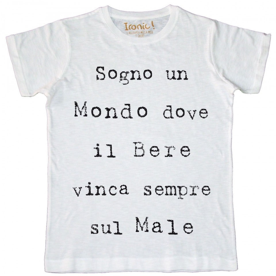 Maglia Uomo Sogno un mondo...