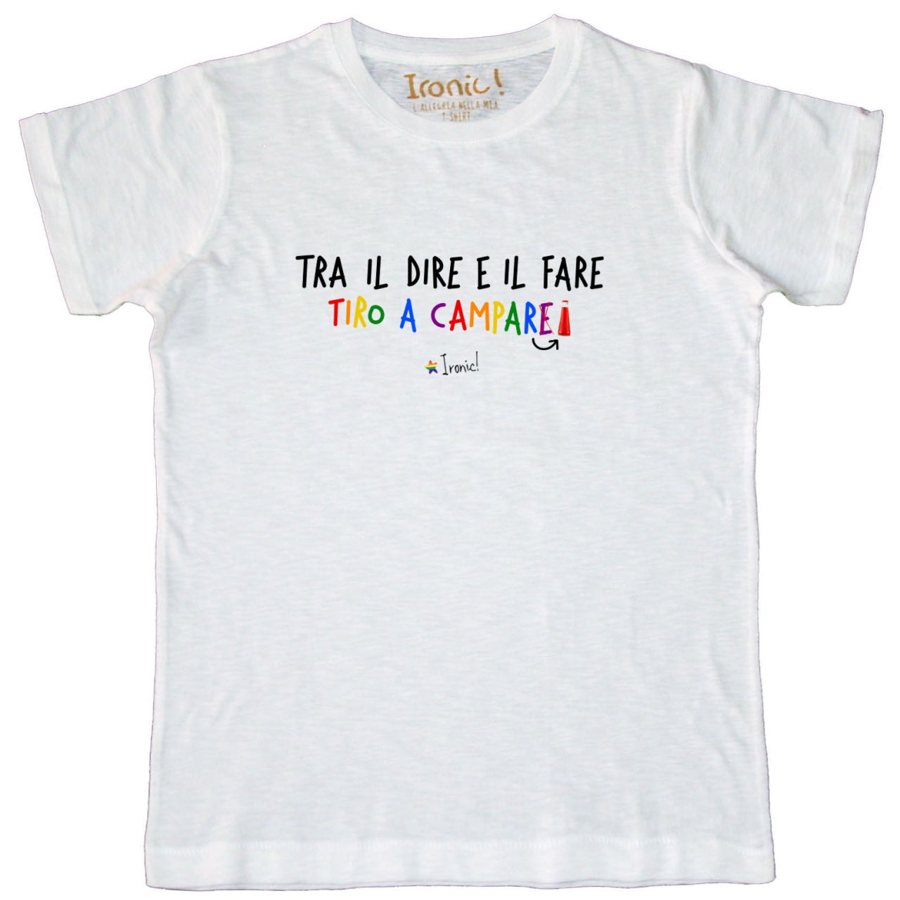 Maglia Uomo "Tra il dire e il fare tiro a Campari"