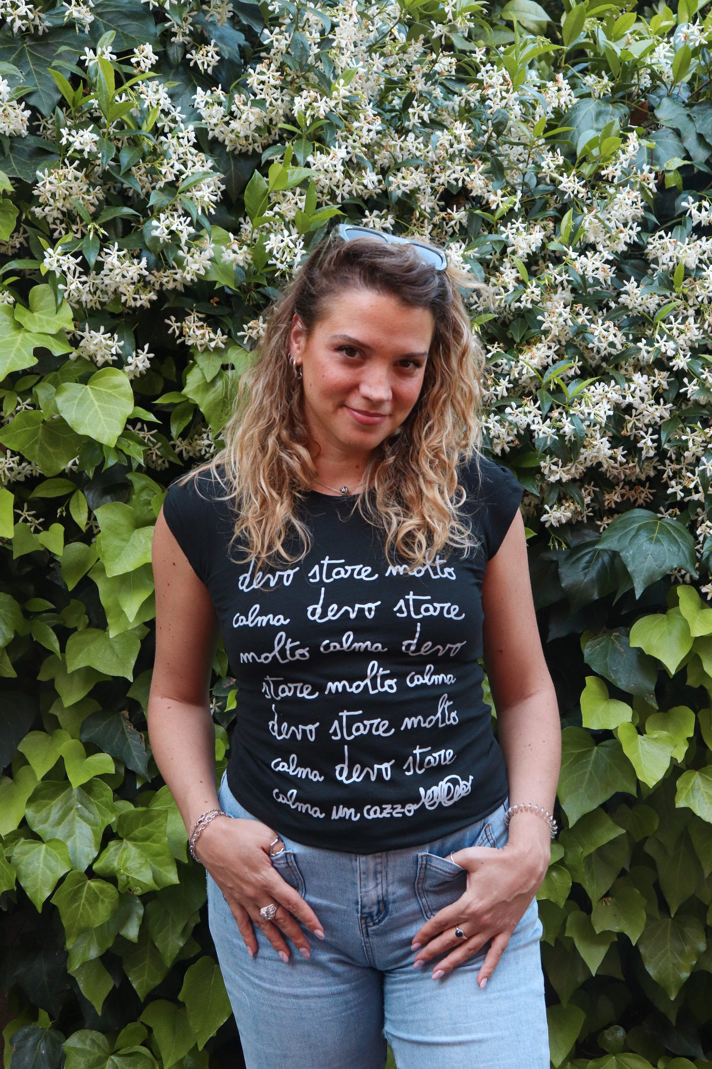 Maglia Donna "Devo stare molto calma un cazzo"