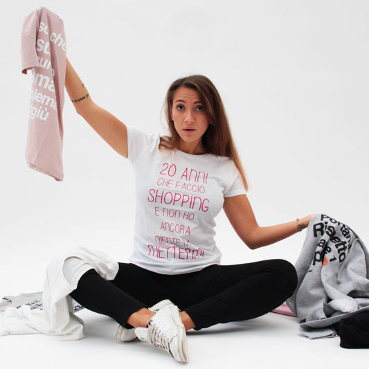Maglia Donna "20 Anni che faccio Shopping"