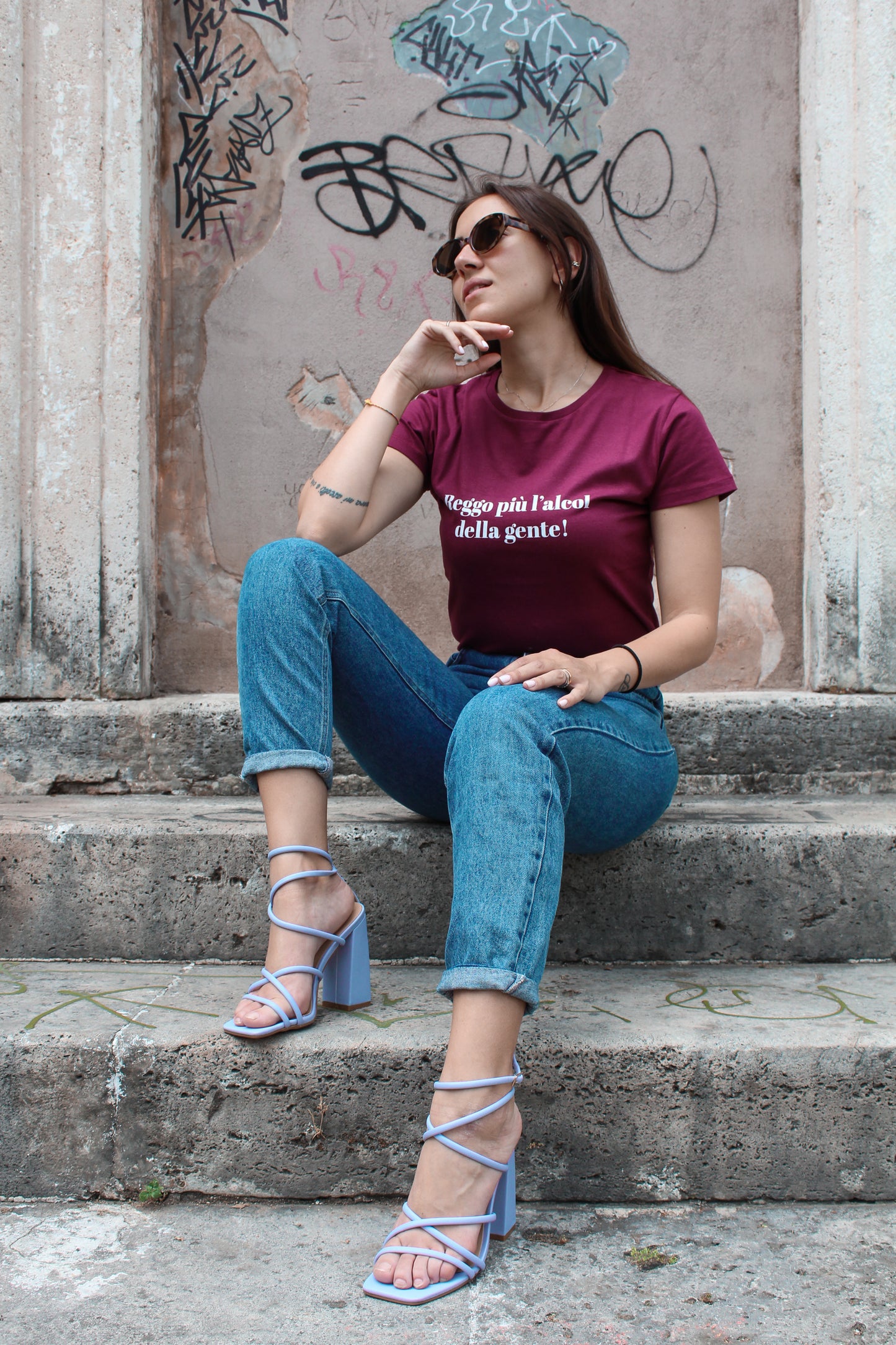 Maglia Donna Reggo più l'alcol della gente