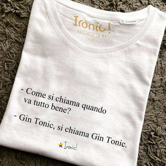 Maglia Donna Gin tonic, si chiama Gin tonic