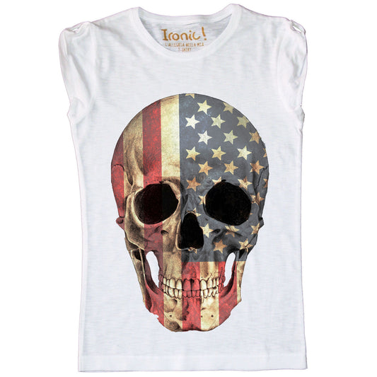 Maglia Donna "Skull America"