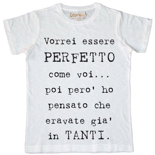 Maglia Uomo Essere Perfetto...