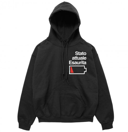 Felpa Cappuccio "Esaurita"