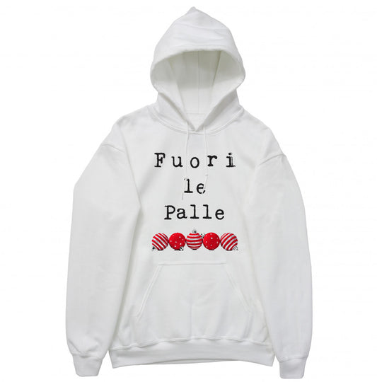 Felpa Cappuccio "Fuori le Palle"