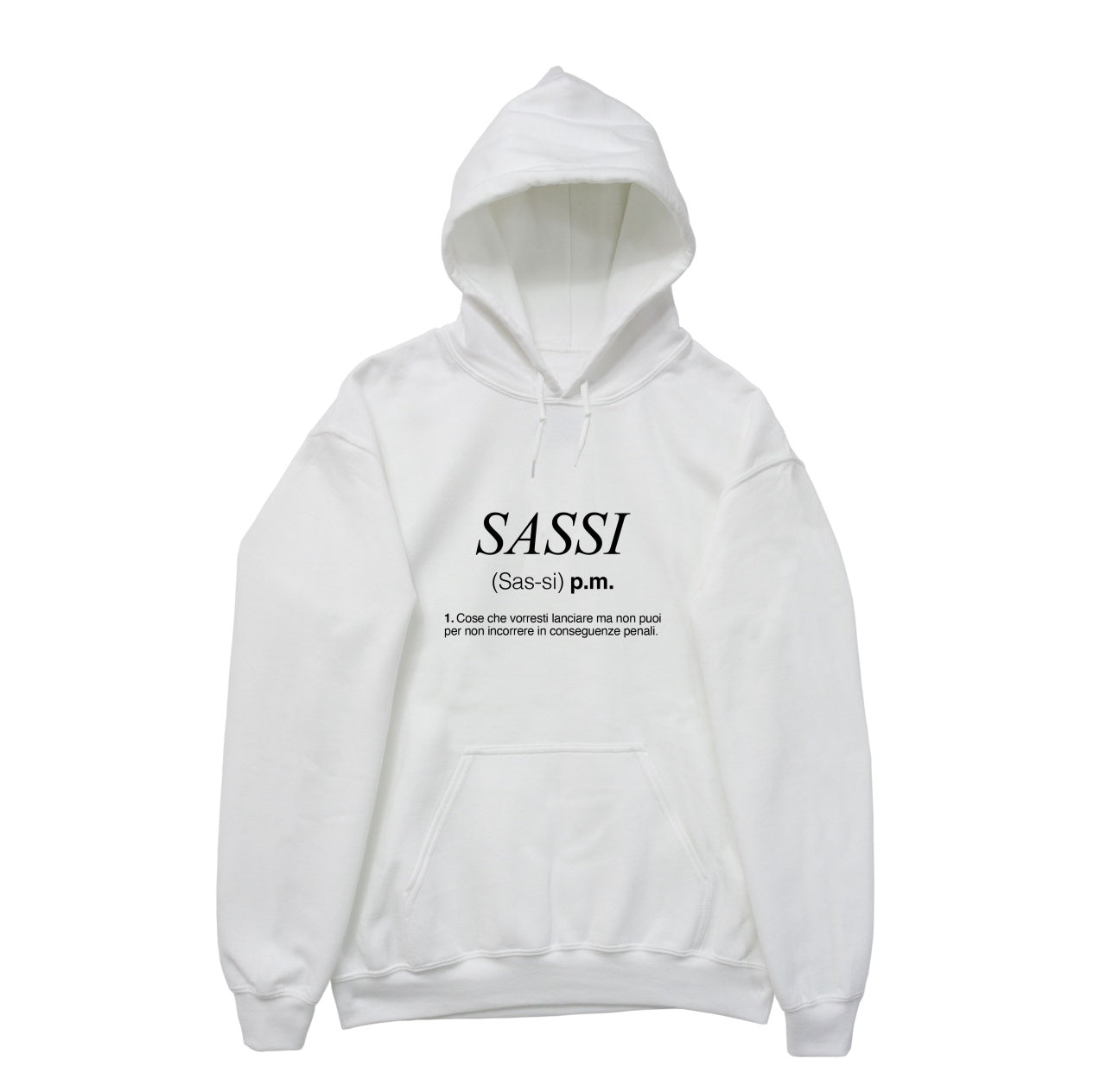 Felpa Cappuccio "Sassi"