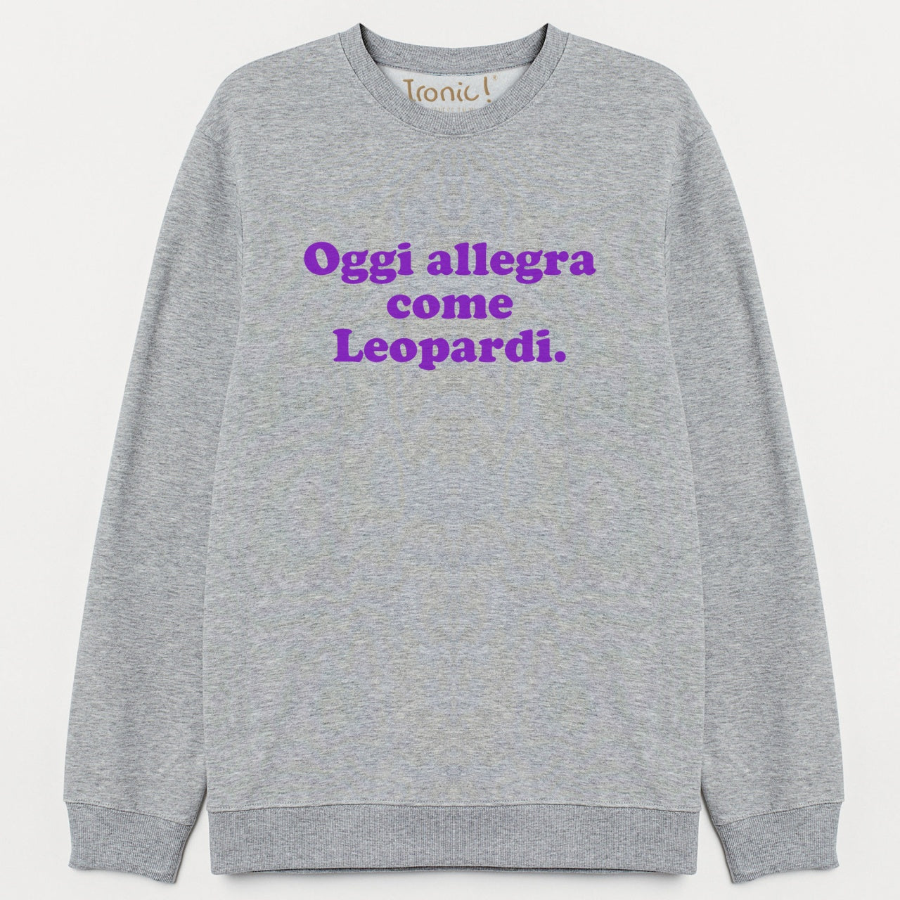 Felpa Donna "Allegra come Leopardi"