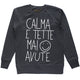 Felpa Donna "Calma e tette mai avute"