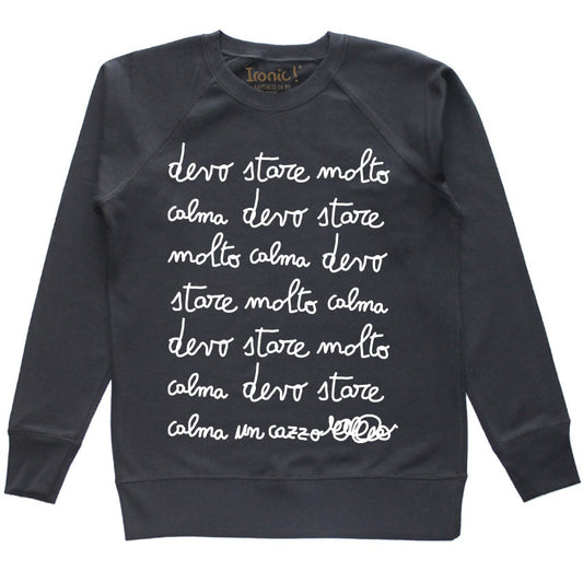 Felpa Donna "Calma un cazzo"