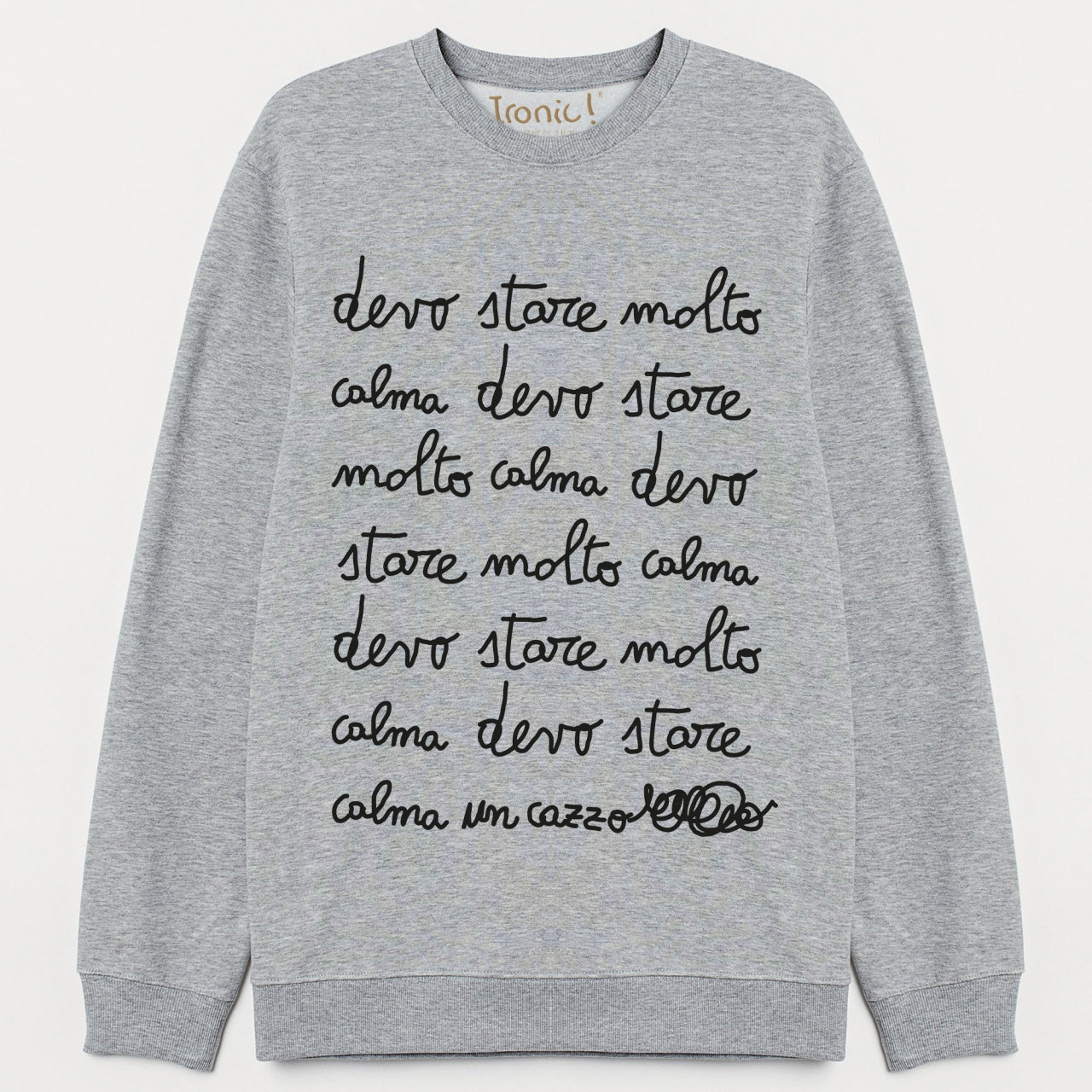 Felpa Donna "Devo stare molto calma un cazzo"