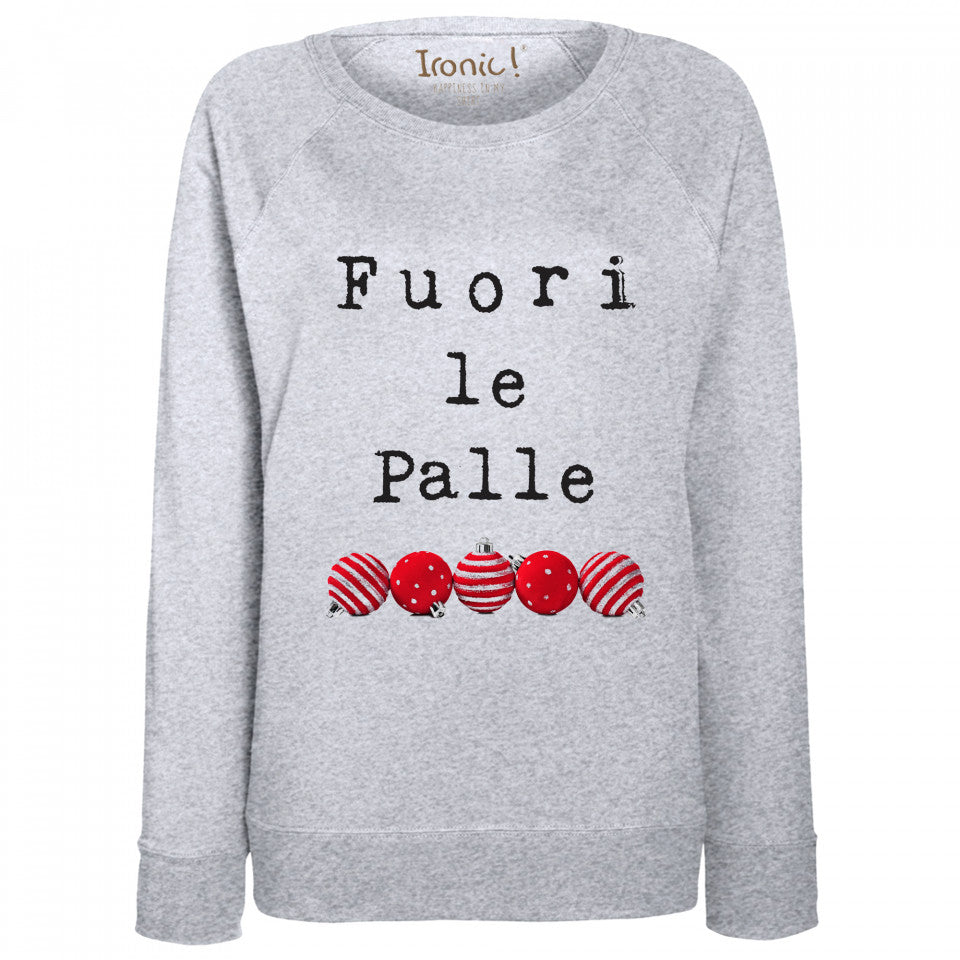 Felpa Donna "Fuori le palle"