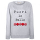 Felpa Donna "Fuori le palle"