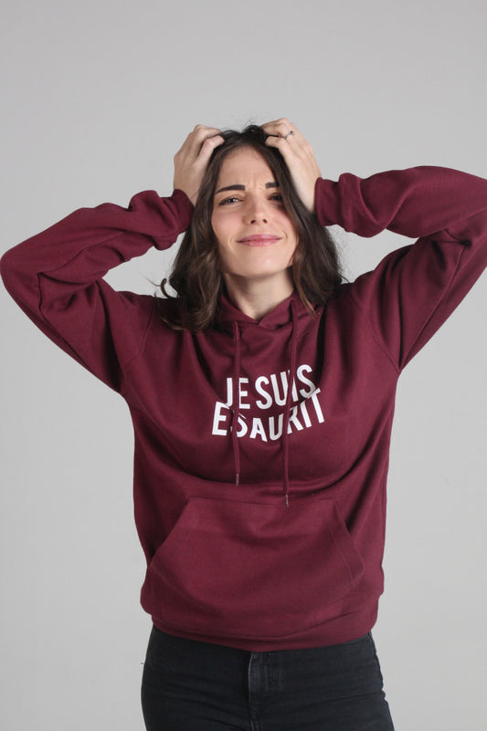 Felpa Donna "Je suis Esaurit"