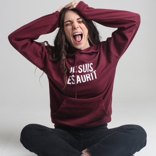 Felpa Donna "Je suis Esaurit"