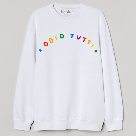 Felpa Donna "Odio tutti"