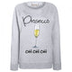 Felpa Donna "Prosecco oh oh oh"