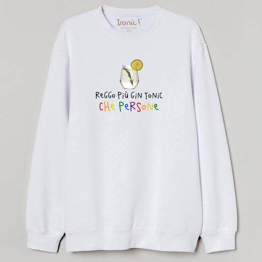 Felpa Donna "Reggo più ... che persone"