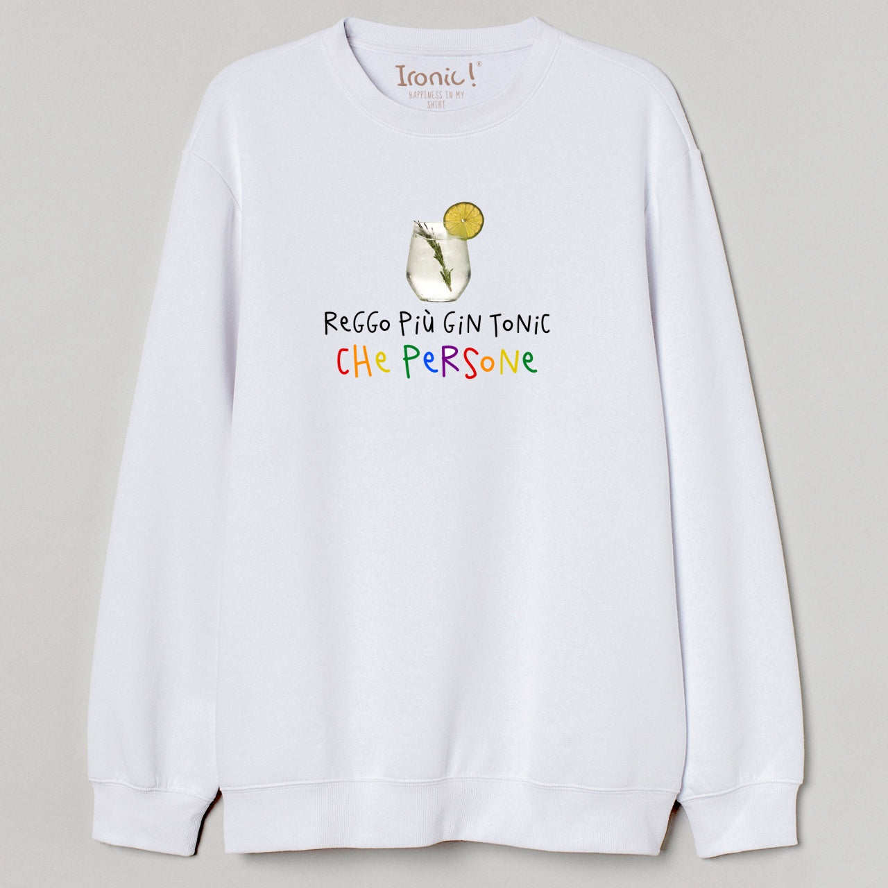 Felpa Donna "Reggo più ... che persone"