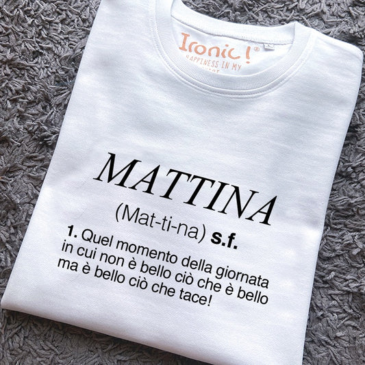 Felpa girocollo Donna "Mattina"