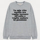 Felpa "La mia vita oscilla..."
