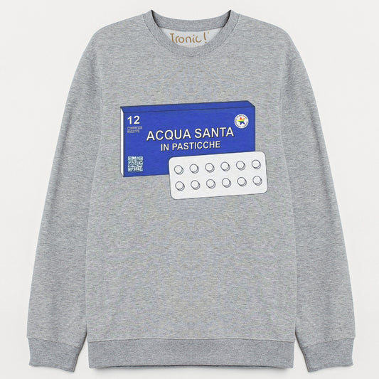 Felpa Uomo "Acqua Santa in pasticche"
