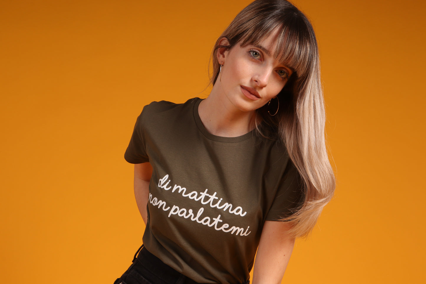 Maglia Donna "Di mattina non parlatemi"