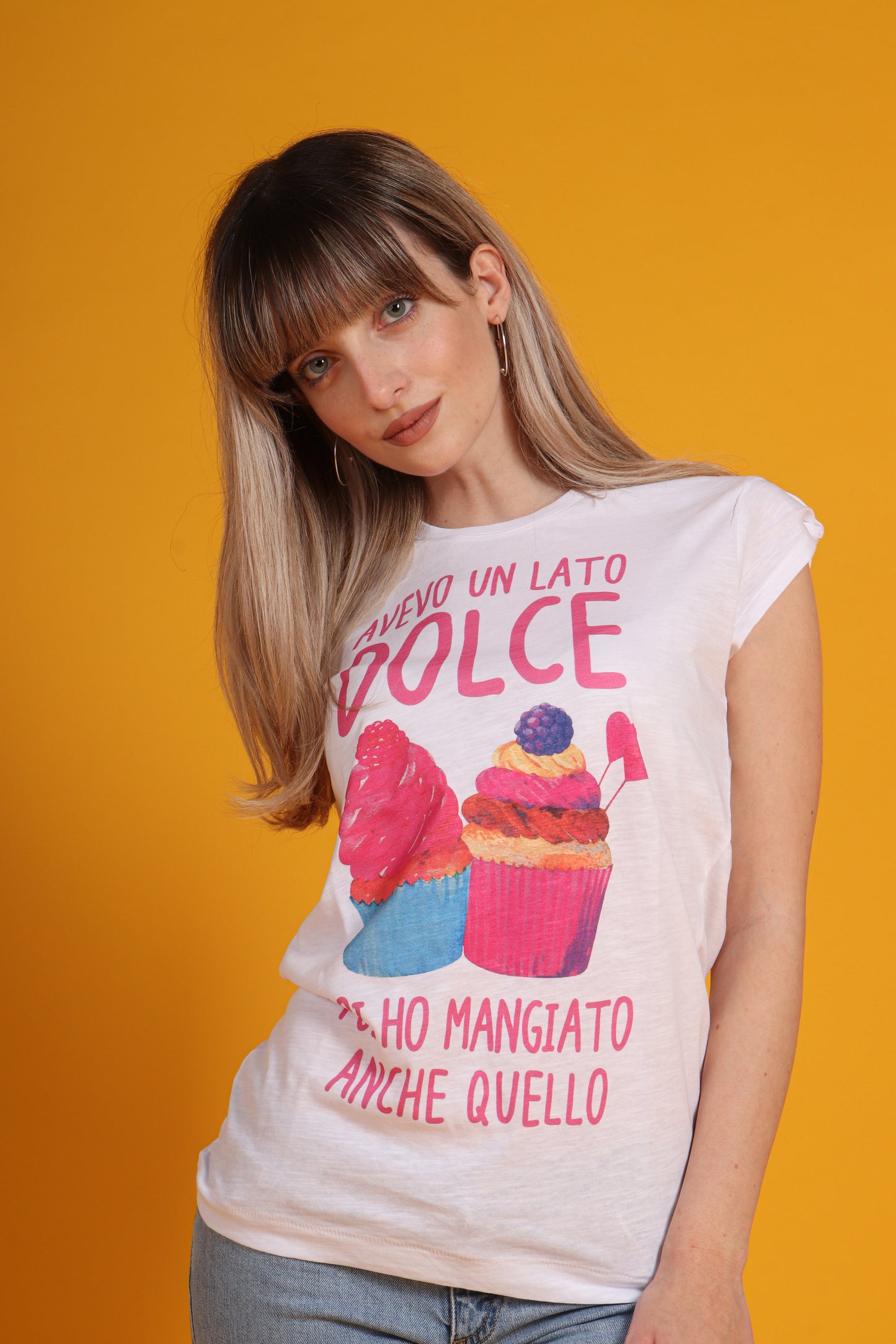 Maglia Donna "Avevo un lato dolce, poi ho mangiato anche quello"