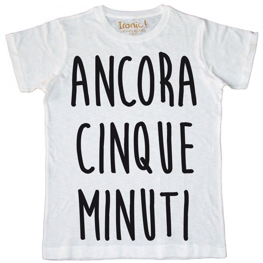 Maglia Bambino "Ancora 5 minuti"