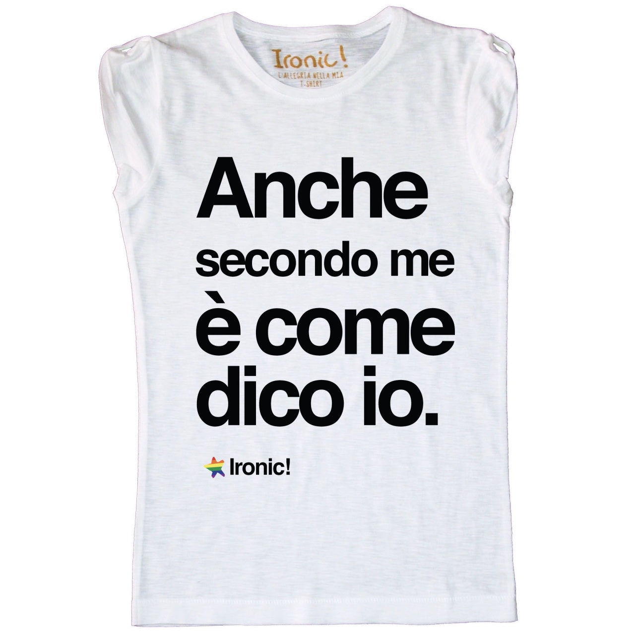 Maglia Donna "Anche secondo me è come dico io"